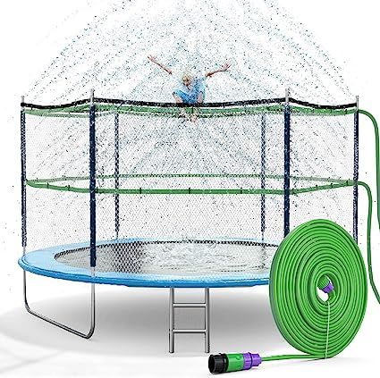 Jasonwell Trampoline Sprinkler Kids Outdside: Trampoline Accessories Waterpark Fun Summer Outdoor... | Amazon (US)