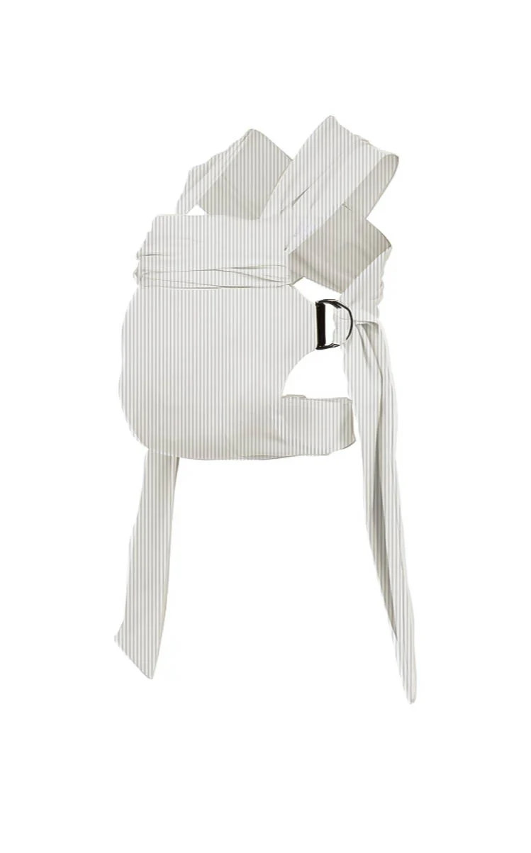 Simple Wrap | Oatmeal Stripe - Final Sale | Lalabu