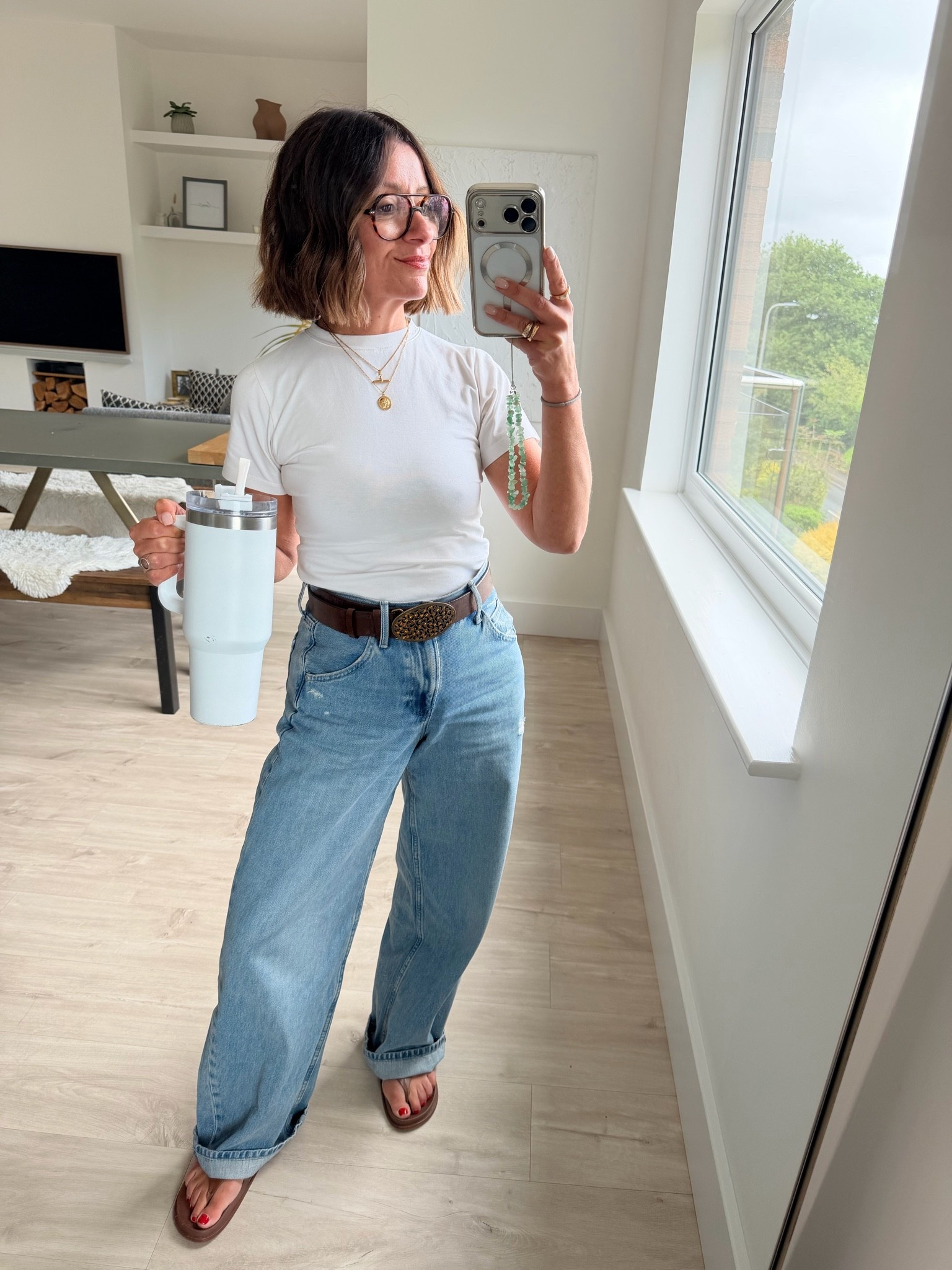 The perfect summer relaxed jean- size down!

#LTKuk #LTKsummer #LTKjeans