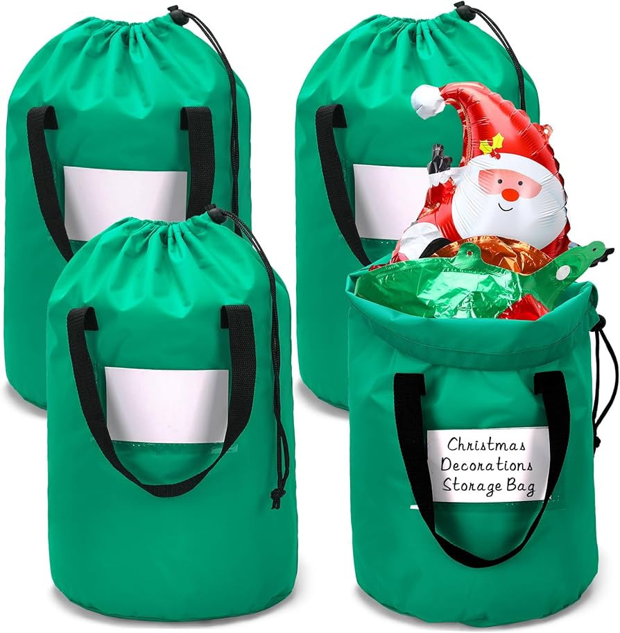 JULMELON 4 Pcs 21x14 Inch Christmas Inflatable Decorations Storage Bag, Tear Proof Christmas Deco... | Amazon (US)
