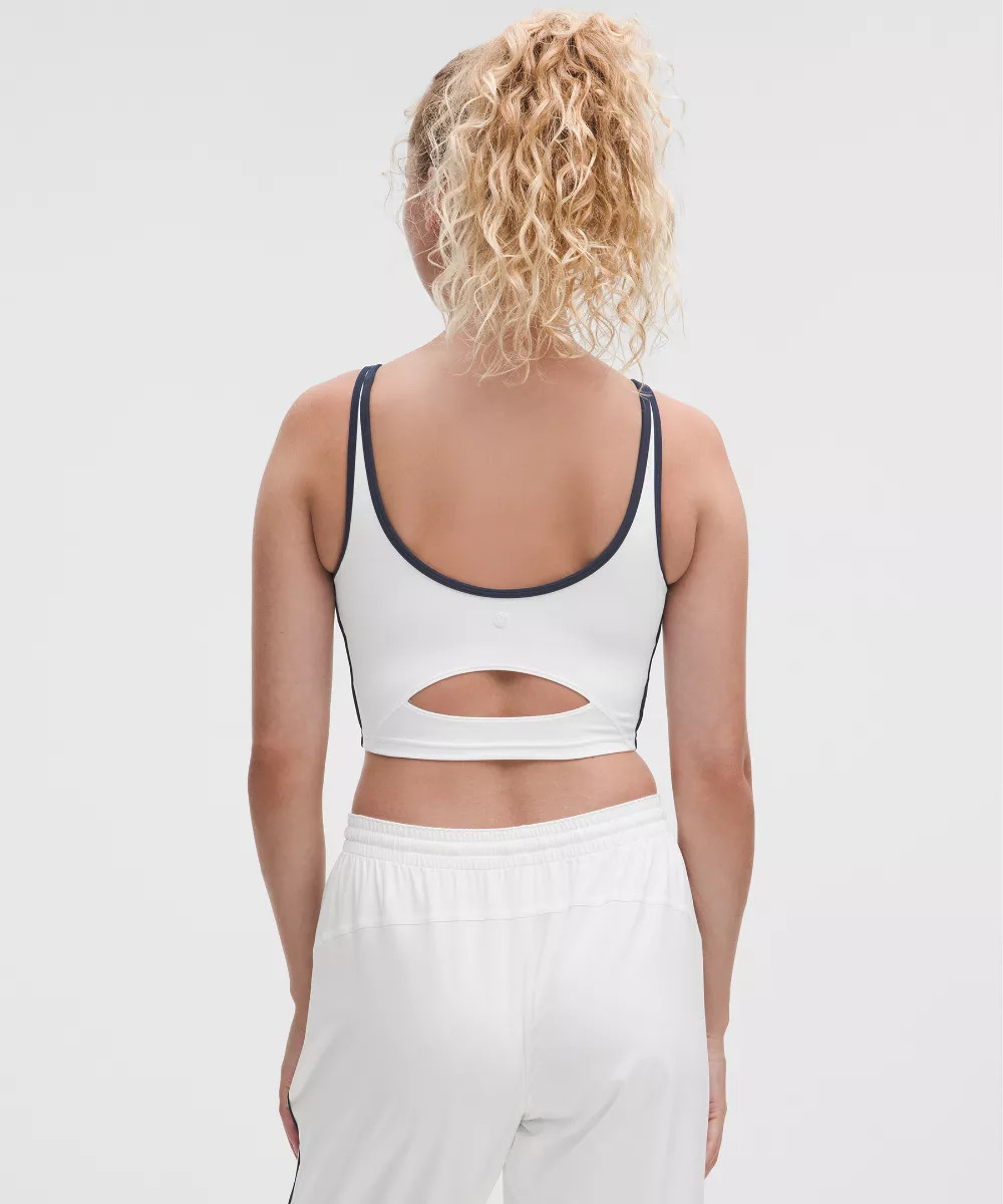 Scoop-Neck Cutout Tennis Tank Top   Medium Support, B/C Cup | lululemon (AU)