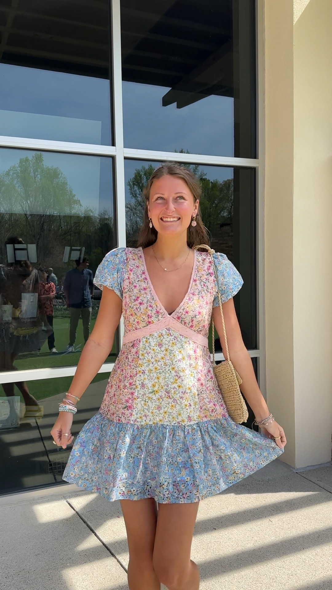 Spring sundress for church! Floral dress inspo! 
Wearing a size small! 

#LTKSeasonal