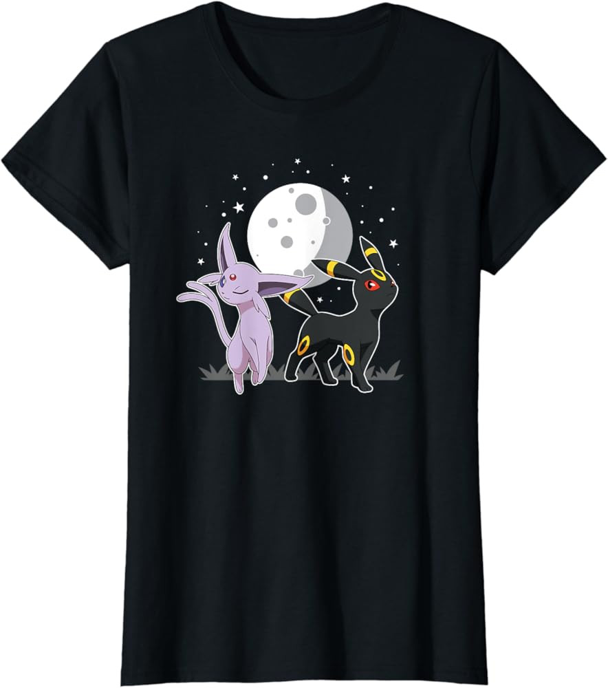 Pokémon - Celestial Espeon And Umbreon T-Shirt | Amazon (US)
