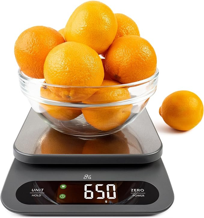 Greater Goods High Capacity Kitchen Scale, A Premium Food Scale, Weighs in Grams and Ounces with ... | Amazon (US)
