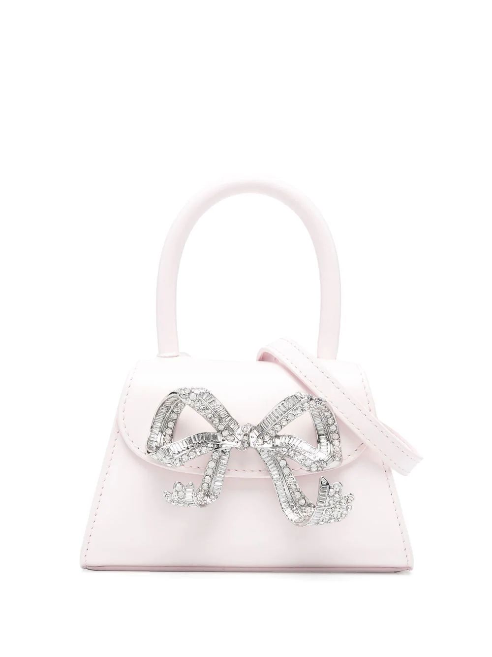 Self-Portrait Mini The Bow Tote Bag - Farfetch | Farfetch Global