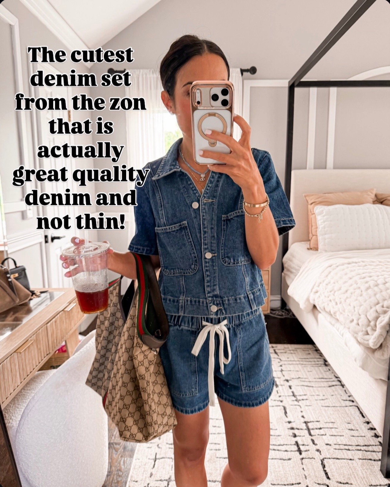 Friday Shopping Group Chat is officially open. ☕🛍️

If we were texting over coffee this morning, these are the finds I’d be sending you first.

✨ Jeans that actually make getting dressed easier.
✨ The white tee I can’t stop reaching for.
✨ A few affordable pieces that look way more expensive than they are.
✨ The beauty find that genuinely surprised me.
✨ And one cozy fall pick I’d grab before everyone starts thinking about fall. 🤭

Which find are you adding to your cart first? 👇

#LTKOver40 #LTKSeasonal #LTKootd