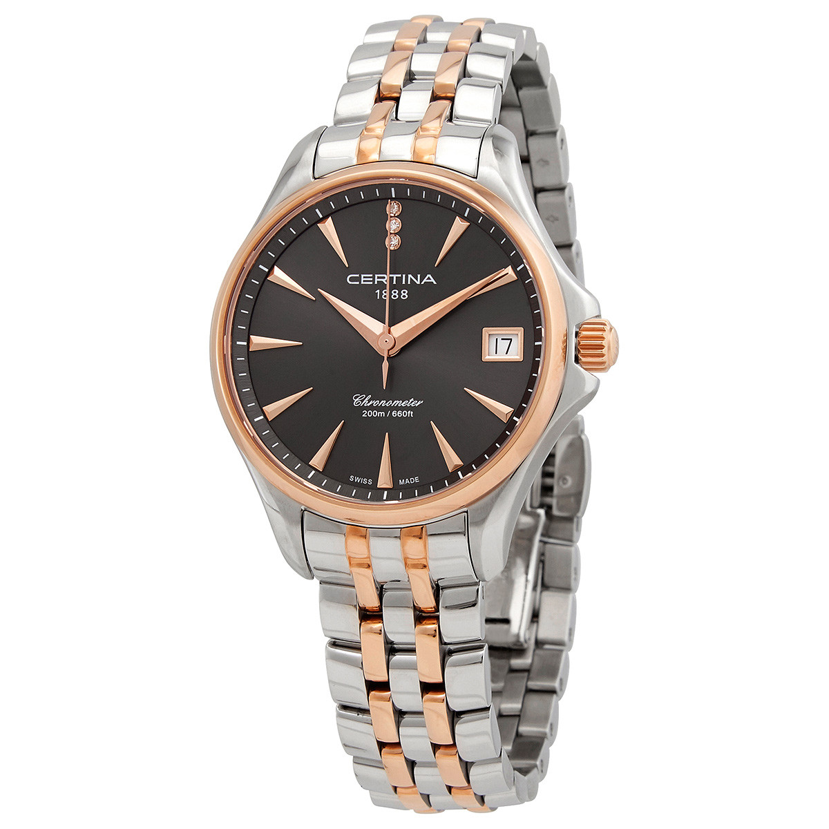 Certina DS Action Quartz Chronometer Grey Dial Ladies Watch C032.051.22.086.00 | Jomashop.com & JomaDeals.com