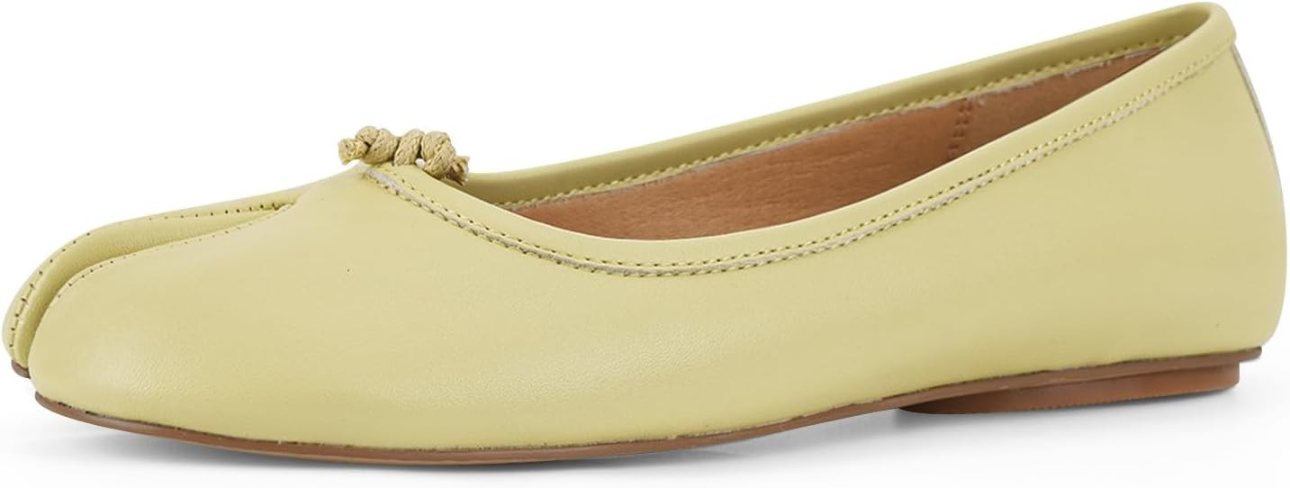 Tabi Shoes Women Split Toe Shoes Wide Width Ballet Flats Comfort Casual Work Shoes for Women Offi... | Amazon (US)