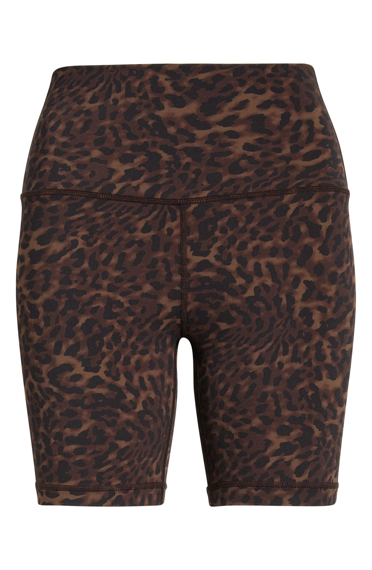 Cloud Leopard Print Bike Shorts | Nordstrom