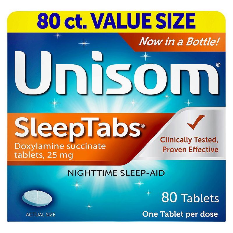 Unisom SleepTabs Nighttime Sleep Aid Tablets - Doxylamine Succinate - 32ct | Target