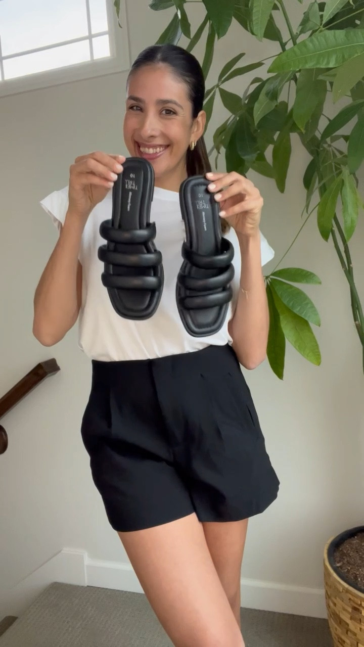 GRWM✨loving black and white lately! 
Top M, shorts 8, sandals 10 (all tts)!
#targetstyle #target #walmartfashion #walmart #momstyle #momoutfit

#LTKstyletip #LTKunder50 #LTKshoecrush
