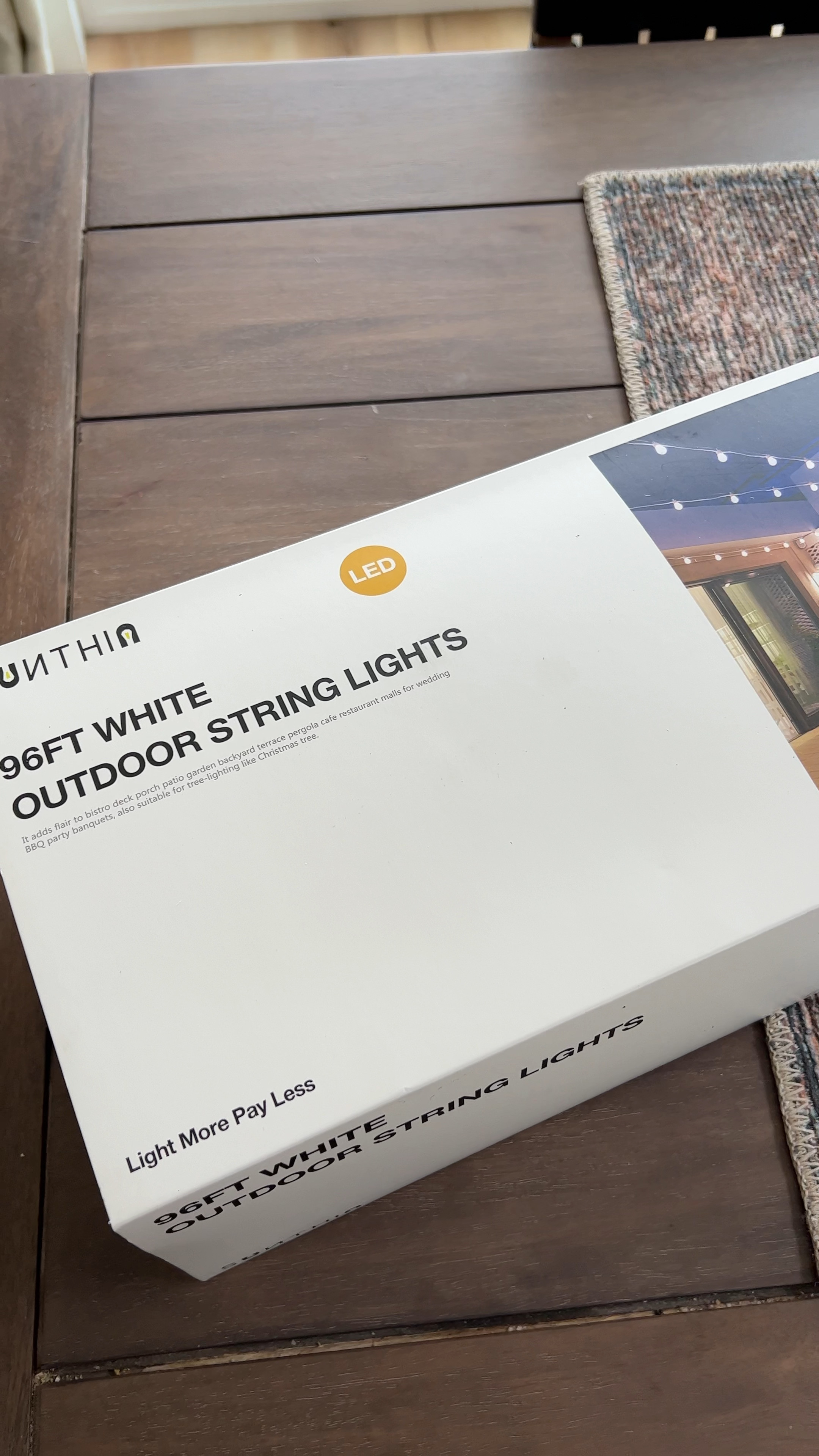 Outdoor string lights, cafe lights 

#LTKFind #LTKhome #LTKSeasonal