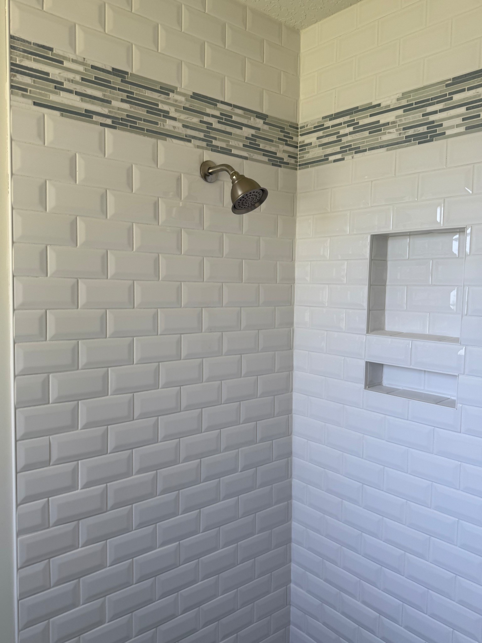 My son’s shower is complete! Love the blue tones and brushed nickel. 

#LTKOver40 #LTKHome #LTKFindsUnder100