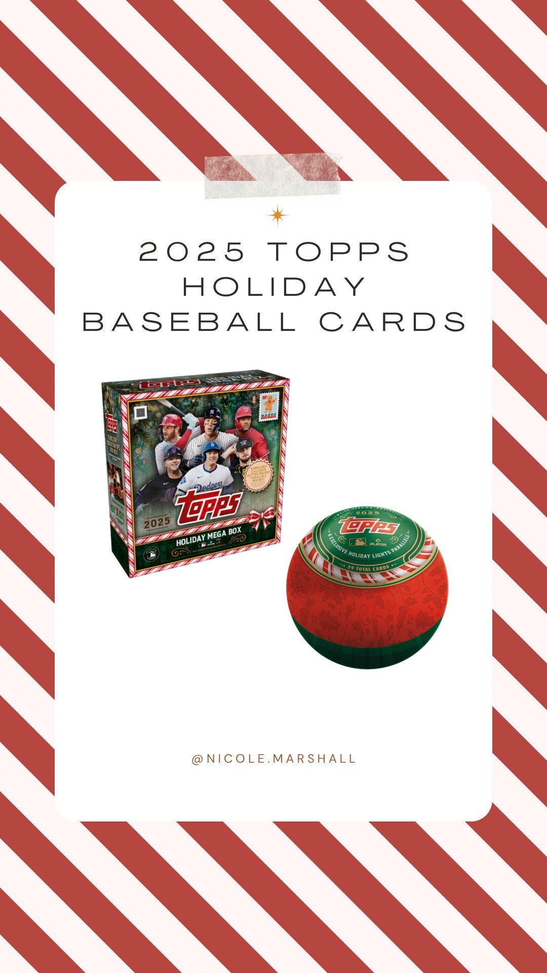 2025 TOPPS Holiday Baseball Cards Tin & Holiday Mega Box are on pre order! These sell out FAST so hurry and order! 🎄⚾️

#LTKFindsUnder50 #LTKKids #LTKSeasonal