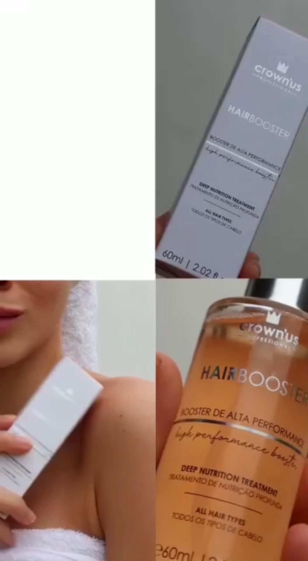 O Fluído de Tratamento Capilar Crown'us Professional Hair Booster conta com blend de ativos naturais altamente concentrado. Proporciona maciez, sedosidade, condicionamento, brilho e muita emoliência aos fios.


#LTKstyletip #LTKbrasil #LTKbeauty