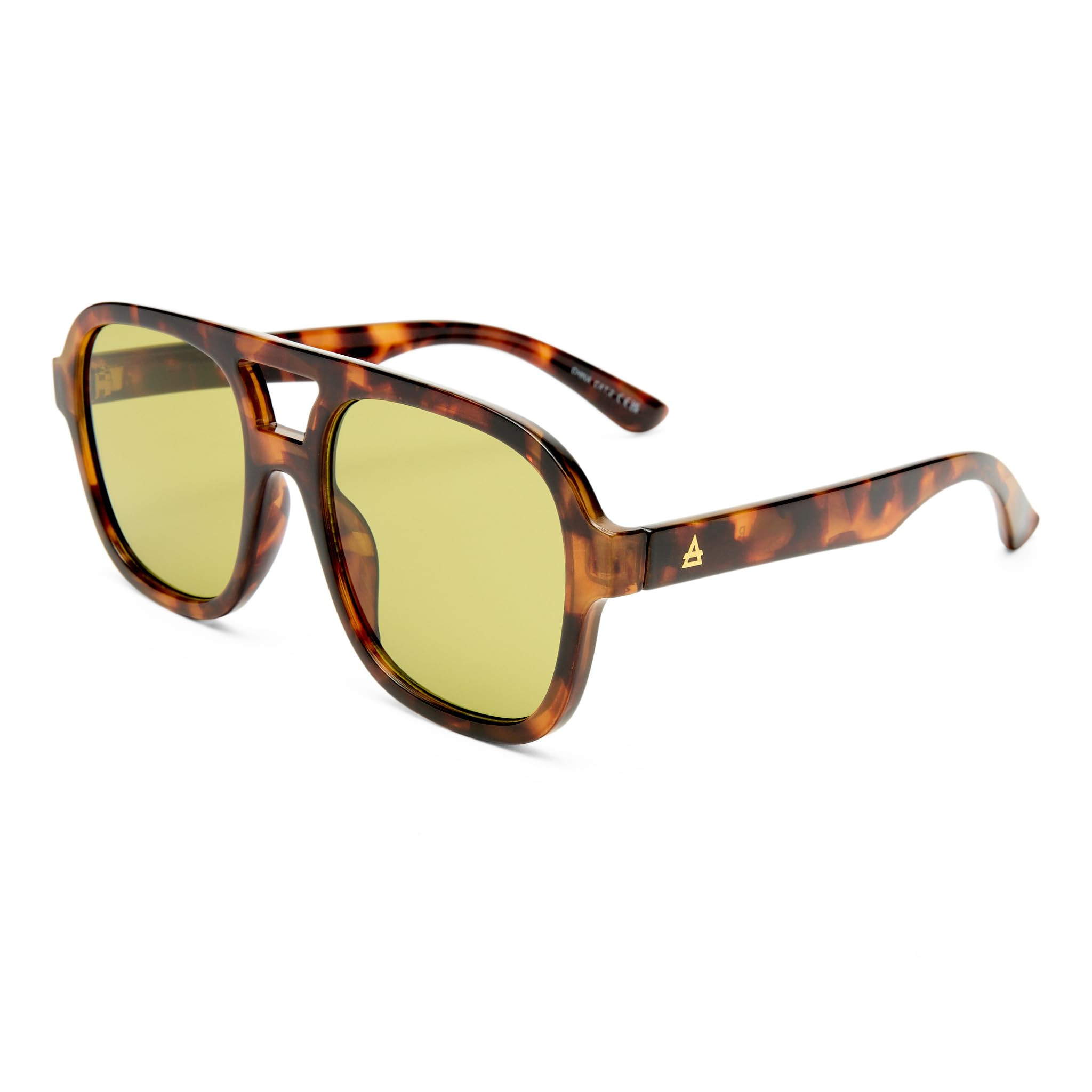 AIRE Whirlpool Sunglasses - Dark Tort, Aviator, Unisex, 70s Hollywood Style | Amazon (US)