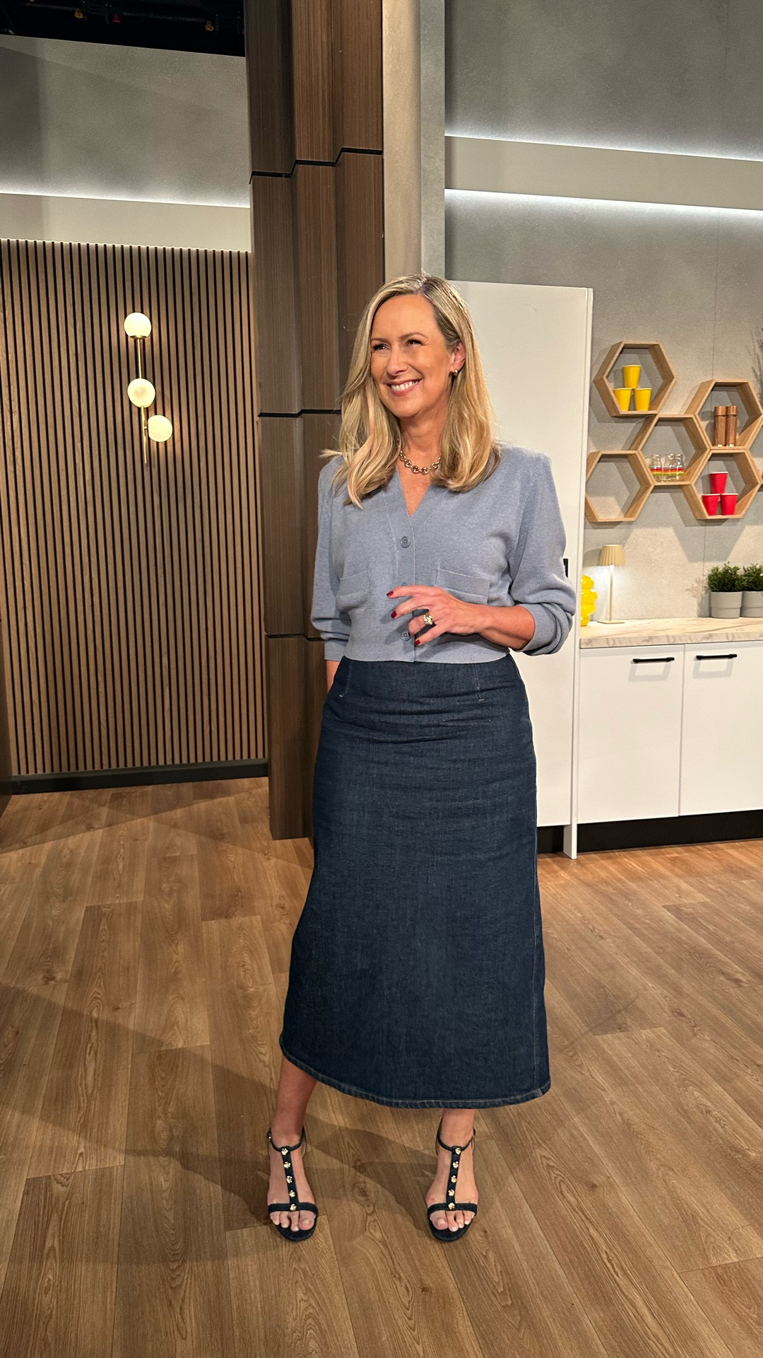 A bit of double denim this week for the House of Wellness! My cardigan, skirt and shoes are from Scanlan Theodore 

#LTKspring #LTKaustralia #LTKover50style