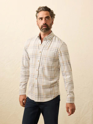 Legend™ Sweater Shirt - Fossil Grey Twill | Faherty