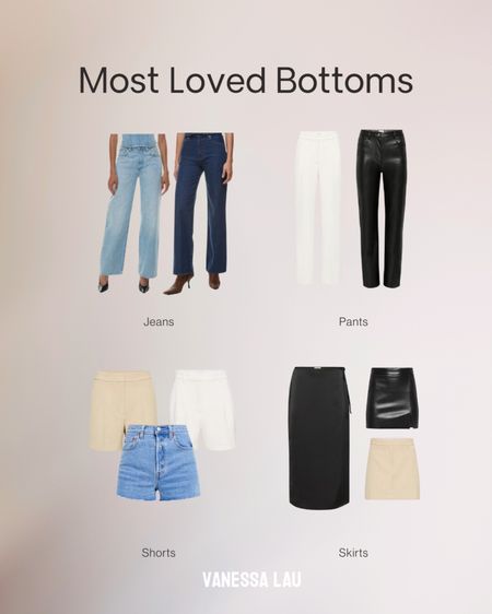 Capsule Wardrobe Bottoms 🤍 These are my most loved staple bottoms you’ll usually catch me wearing! #capsulewardrobe

#LTKMostLoved #LTKstyletip