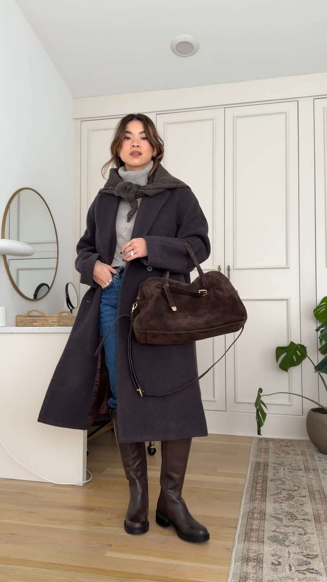 Sizing info: Jeans 24 Petite in Greendale Wash, Turtleneck XS in Warm Heather Grey, Coat XXS in herringbone!
petite fashion, get dressed with me, outfit inspiration, ootd, nashville outfit, Nashville influencer, petite style, vacation style, casual outfits, mom style, petite pants, winter dress, winter outfit, winter pants, winter outfit inpso, winter outfit idea, winter top, winter style, winter sweater, cozy sweater, cold weather sweater, cold weather outfit, winter bag, winter purse, denim, jeans, jacket, winter jacket, winter coat, trench coat, warm coat, 

 

#LTKHoliday #LTKSeasonal #LTKPetite