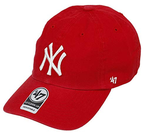 MLB New York Yankees Men's '47 Brand Clean Up Cap, Red, One-Size | Amazon (US)