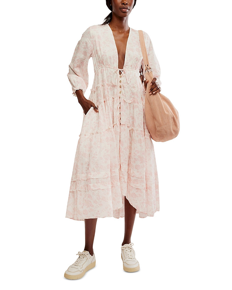 Free People Pappiet Floral Midi Dress | Bloomingdale's (US)