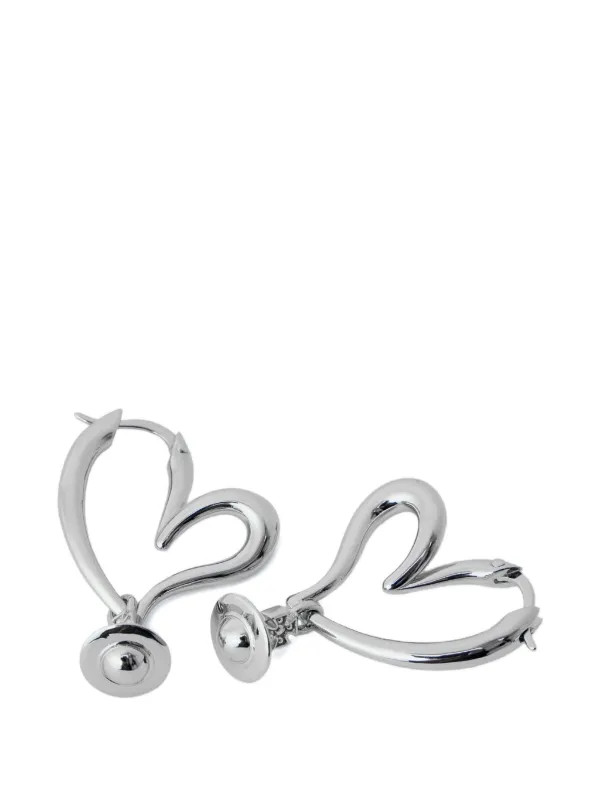Vivienne WestwoodEmily heart-shaped hoop earrings | Farfetch (CN)