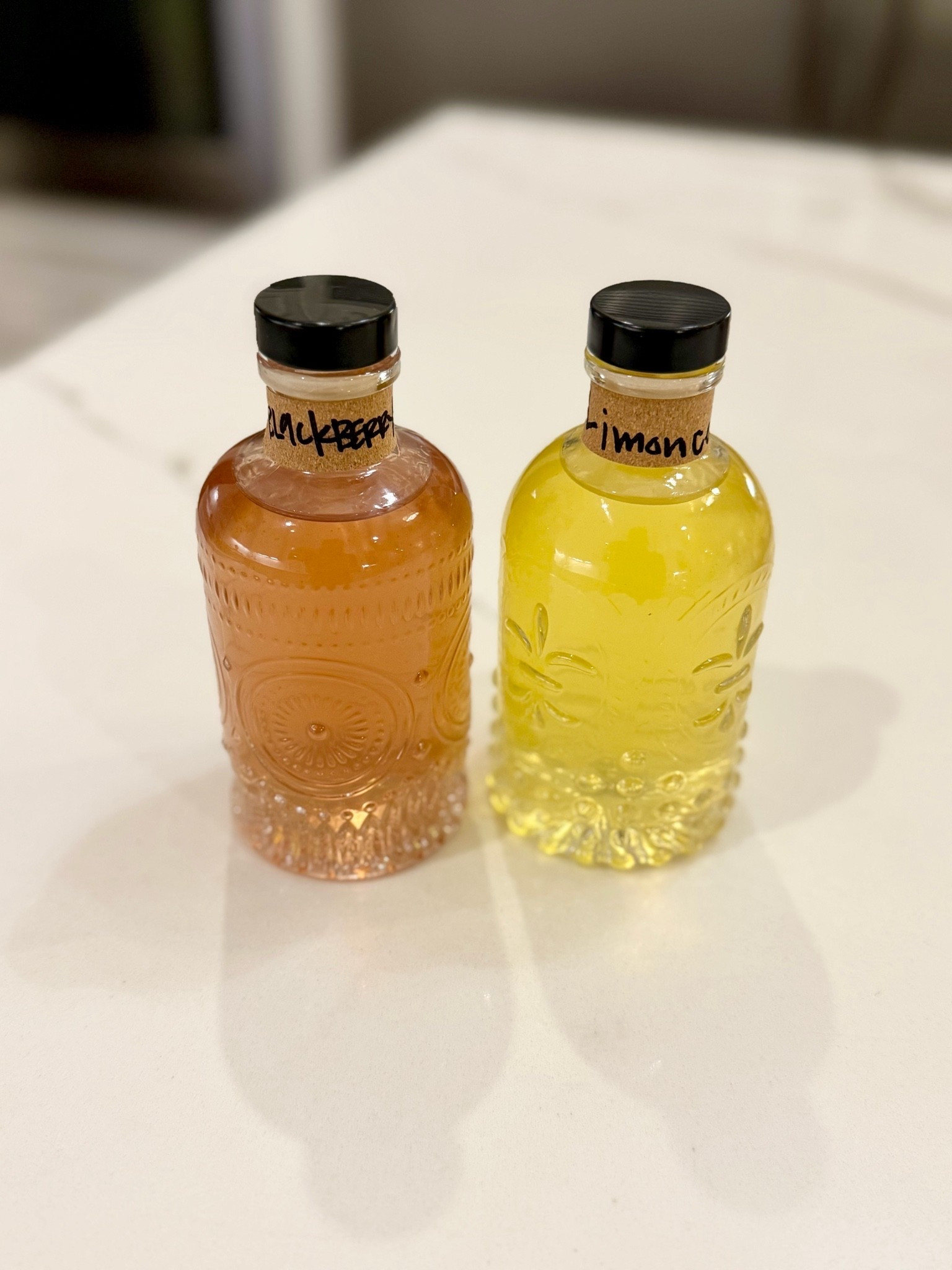 A little Italian-inspired upgrade for the bar cart 🍋✨ These glass syrup bottles were perfect for bottling our homemade limoncello batches — functional, aesthetic, and way cuter than storing everything in random mason jars. Would also be adorable for coffee syrups, dressings, or hosting essentials. #LTKHome #HomeBar #Limoncello #KitchenFinds #HostingEssentials #AmazonHomeFinds #BarCartStyling #SummerHosting

#LTKfoodie #LTKSeasonal #LTKHome