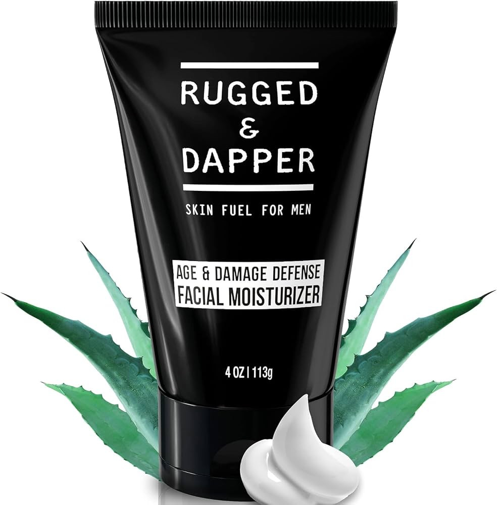 RUGGED & DAPPER - Age Defense Face Moisturizer for Men | 4oz | Hydrating Mens Face Lotion | Unsce... | Amazon (US)