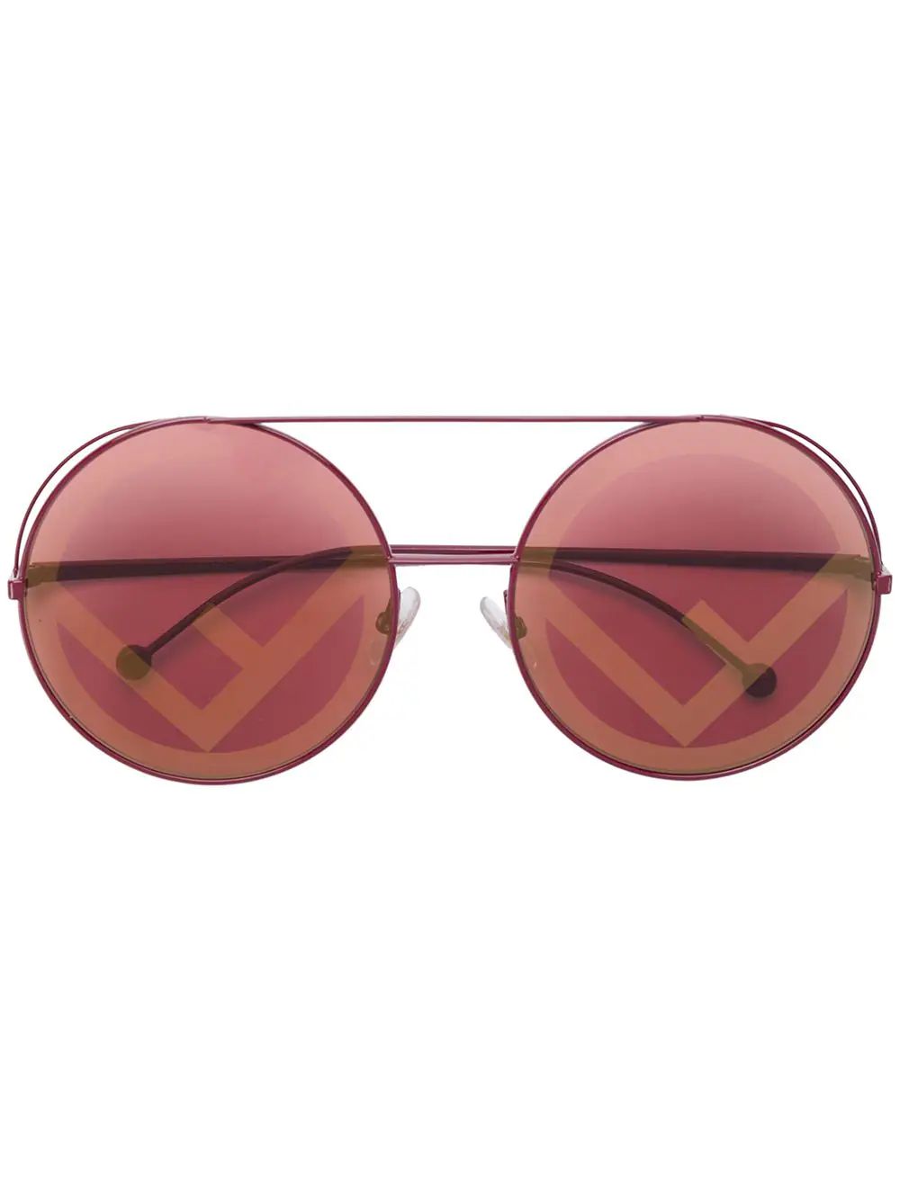 Fendi Eyewear Runaway sunglasses - Pink | FarFetch US