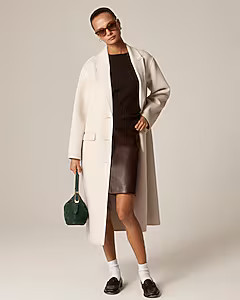 Chiara topcoat in Italian double face | J. Crew US