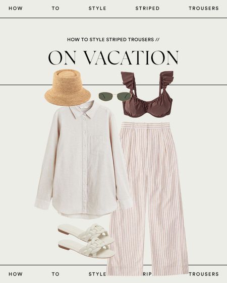 Trousers vacation look #vacation #trousers