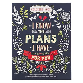 For I Know The Plans I Have For You Coloring Book for Adults Soothing Reflections on God's Perfec... | Amazon (US)