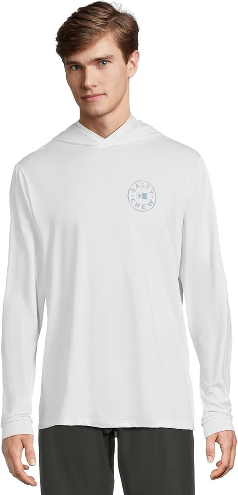 Salty Crew Men's Watermark Hood Sunshirt | Amazon (US)