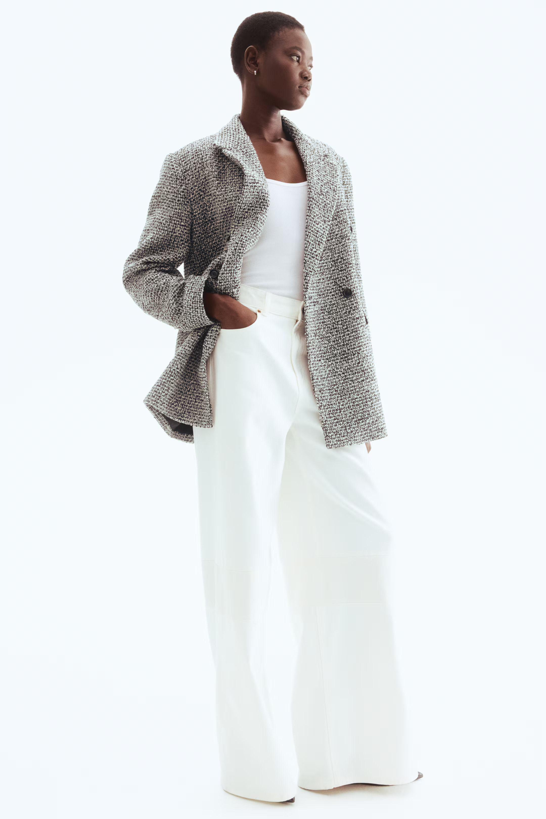 Double-breasted blazer | H&M (UK, MY, IN, SG, PH, TW, HK)