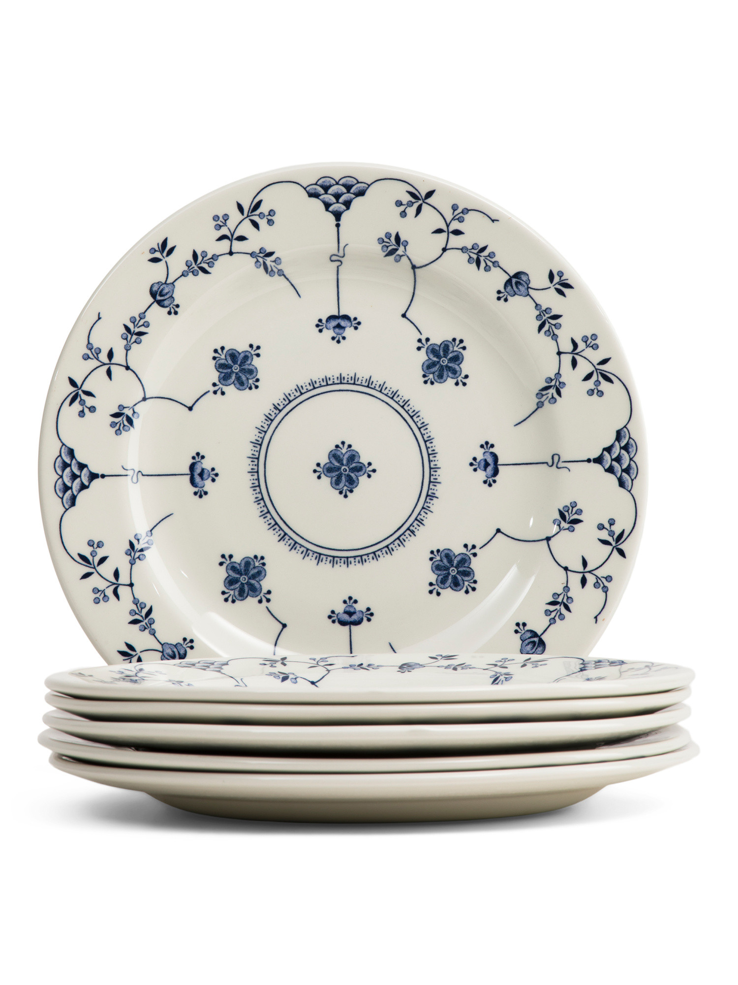 6pk Classic Plates Set | TJ Maxx