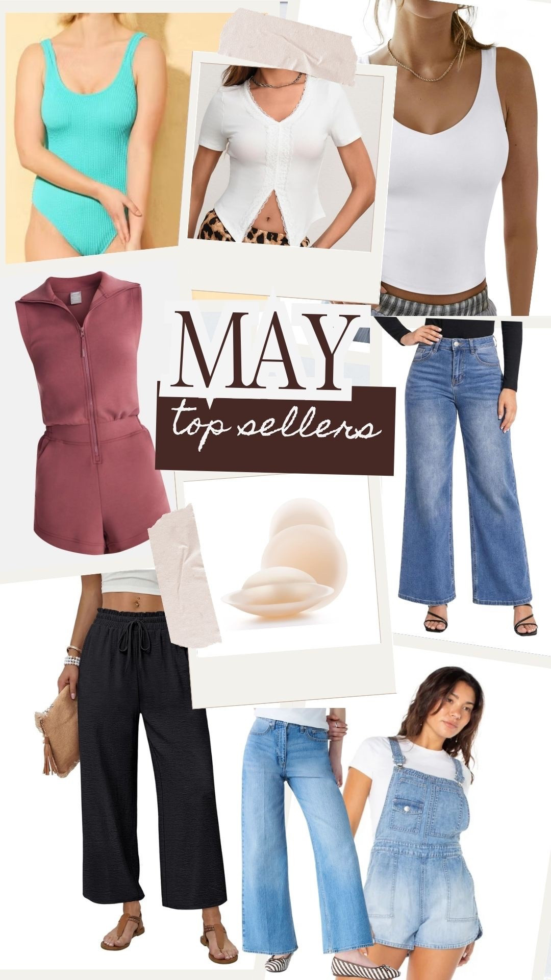 How is it June tomorrow?! May had some of my favorite finds this year: 
Walmart: petite friendly jeans, scuba knit romper, shorts overalls
Target: one piece ribbed bathing suit
Amazon: nippies nipple covers, wide leg jeans, petite friendly comfy pants, double lined tank top, and button front top

#LTKSaleAlert #LTKMidsize #LTKPetite