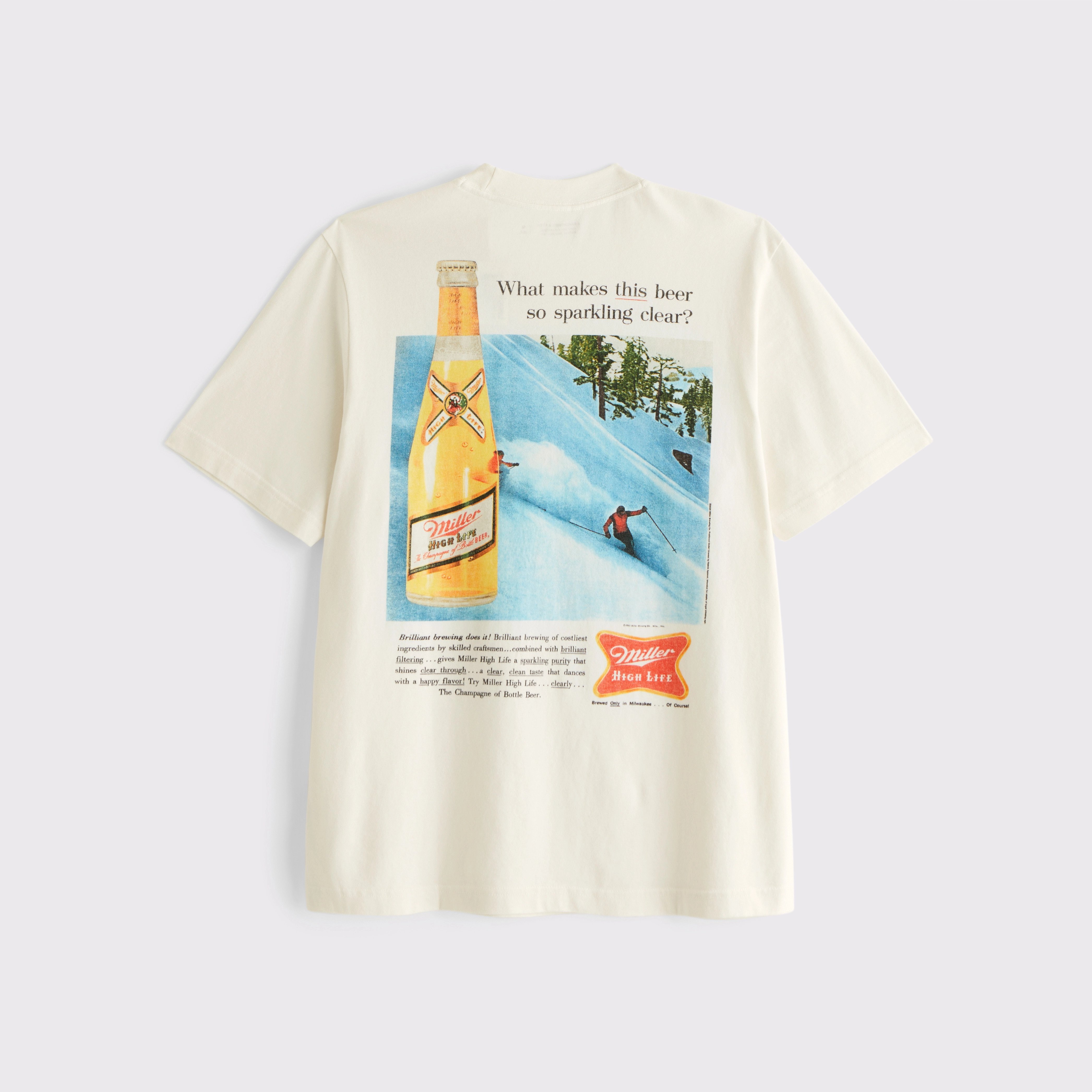 Miller High Life Vintage-Inspired Graphic Tee | Abercrombie & Fitch (US)