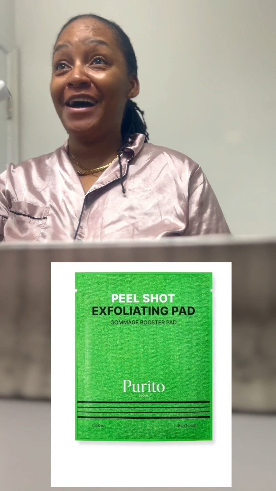 If your skin is looking dull, textured, or congested, exfoliation might be the step your routine is missing.

The Purito Purito Peel Shot Exfoliating Pad is designed to gently remove dead skin cells while helping improve overall skin texture. Unlike harsh scrubs, these exfoliating pads use chemical exfoliants to dissolve buildup on the skin’s surface—revealing smoother, brighter-looking skin over time.

Why exfoliation matters:
• Helps unclog pores
• Improves skin texture
• Allows skincare products to absorb better
• Supports a brighter, more even-looking complexion

How I use it:
After cleansing, I swipe a pad across my face, focusing on areas where texture tends to build up. I follow with hydrating products to keep my skin balanced and glowing.

Consistency is key—gentle exfoliation a few times a week can make a big difference in maintaining healthy, radiant skin.

#Purito #peelshot #peelshotpad #exfoliation #PeelTheDeal ✨

#LTKBeauty #LTKselfcare #LTKOver40