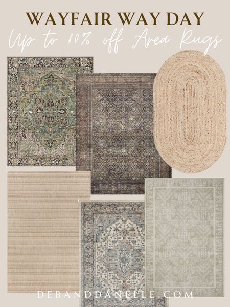 Wayfair Way Day is almost over, but there is still time to score up to 80% off of these gorgeous, vintage-inspired area rugs. These prices and styles are amazing! #LTKxWayDay

#LTKhome #LTKsalealert
