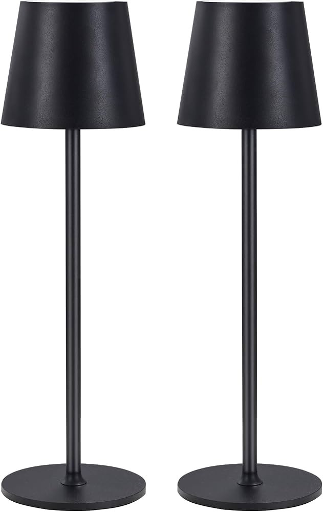 Cordless Table Lamps USB Rechargeable Lamp Simplicity Desk Lamp Built-in 4600 mAh Battery LED Bat... | Amazon (US)