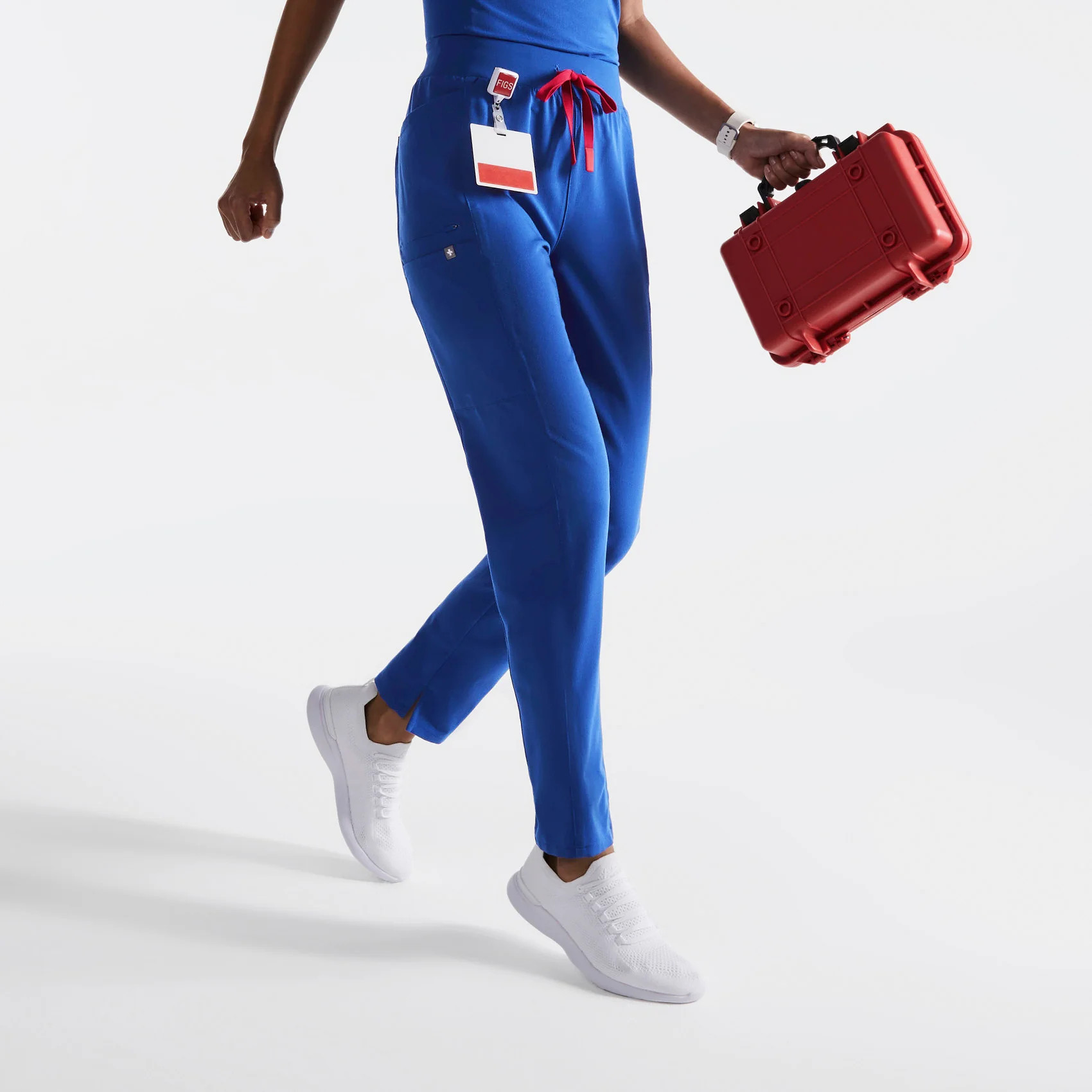 Women’s High Waisted Mayfair Skinny Tapered Scrub Pants - Winning Blue · FIGS | FIGS