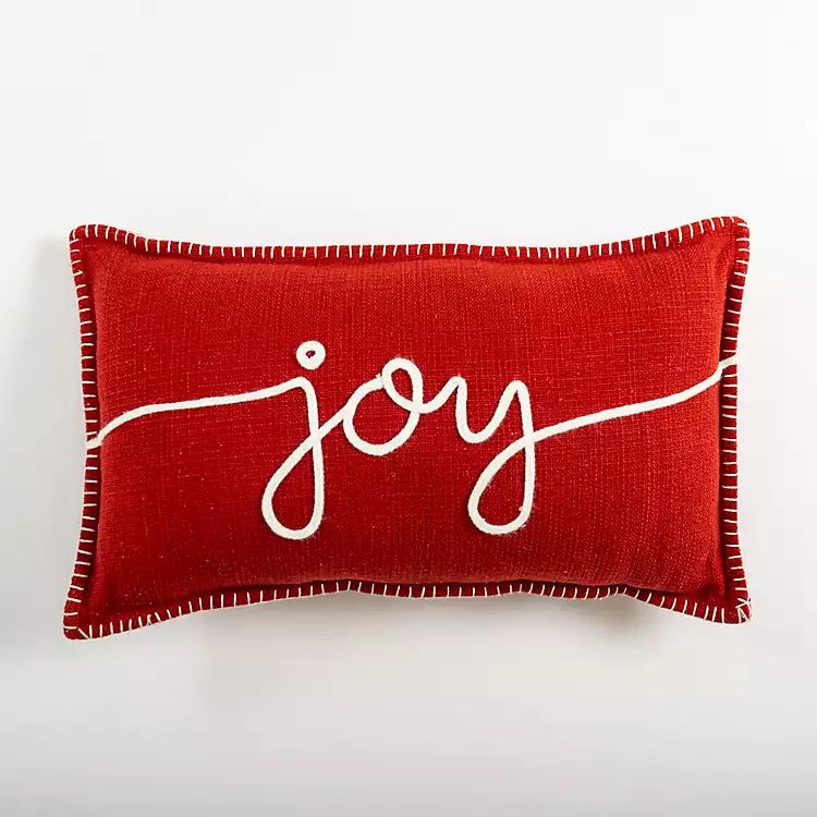 Red Joy Lumbar Pillow | Kirkland's Home