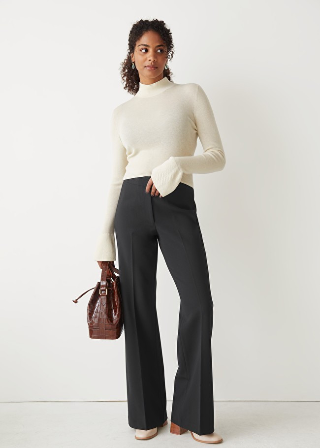 Flared Press Crease Pants | & Other Stories (EU + UK)