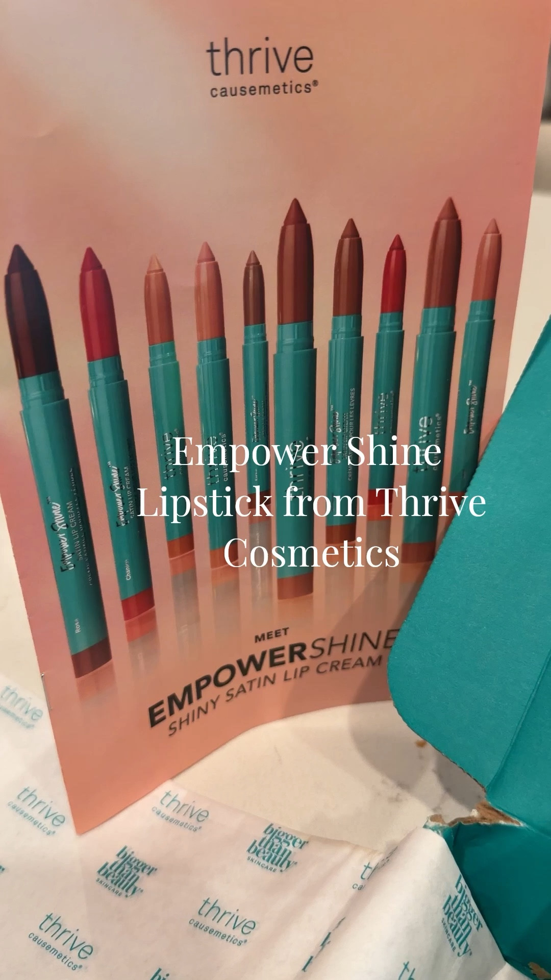 Empower Shine Lipsticks from Thrive Cosmetics 

#LTKBeauty #LTKdayinmylife #LTKootd
