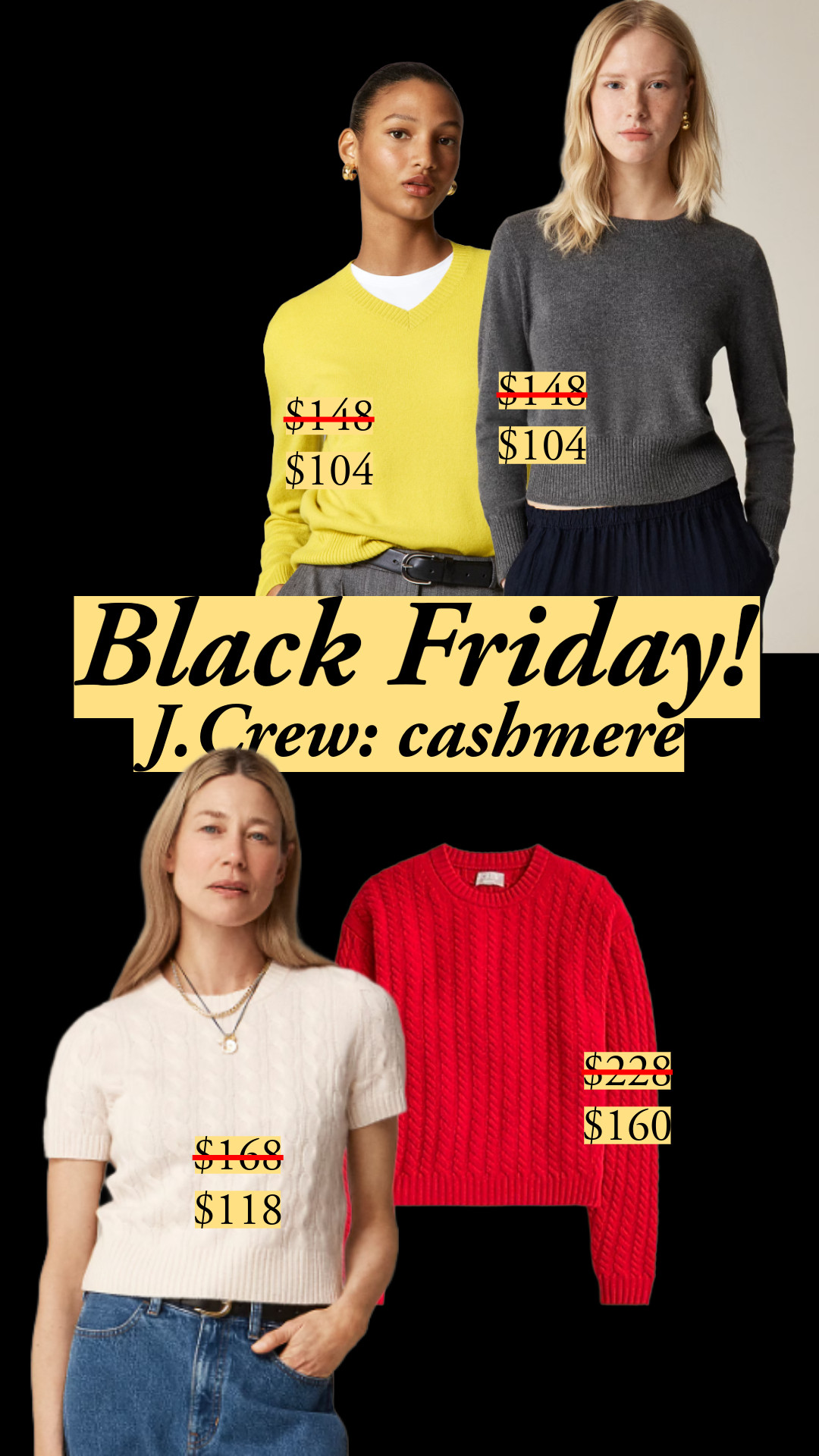 🧵  Black Friday | J.Crew | Cashmere | Flash deals 

 #LTKCyberWeek #LTKSeasonal #LTKSaleAlert
