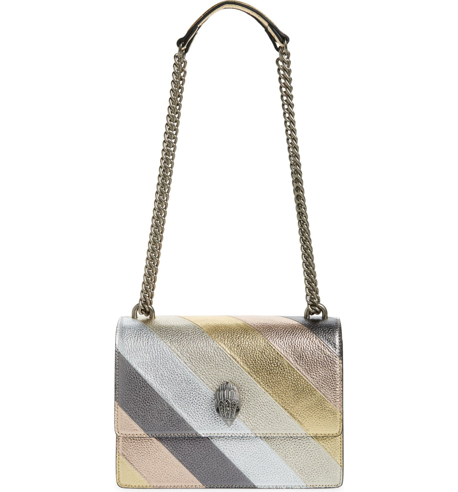 Shoreditch Metallic Stripe Leather Crossbody Bag | Nordstrom | Nordstrom