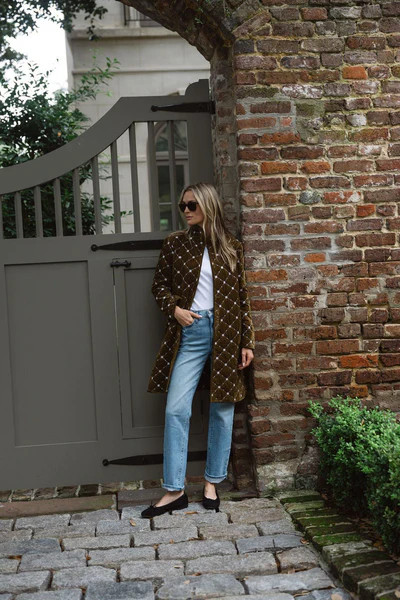 Jackie Coat - Moss | Julia Amory