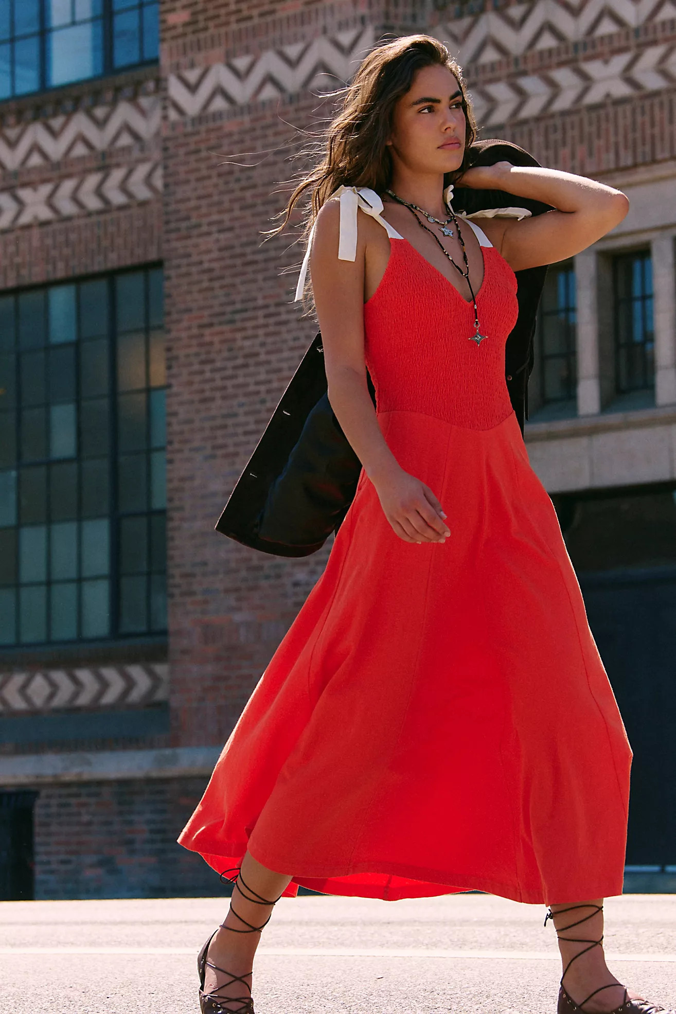 Cecelia Solid Midi Dress | Free People (Global - UK&FR Excluded)