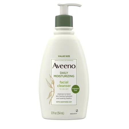 Aveeno Daily Moisturizing Facial Cleanser with Soothing Oat 12 Fl. Oz | Walmart (US)